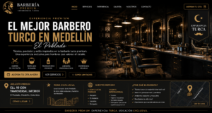 barbero turco en el poblado